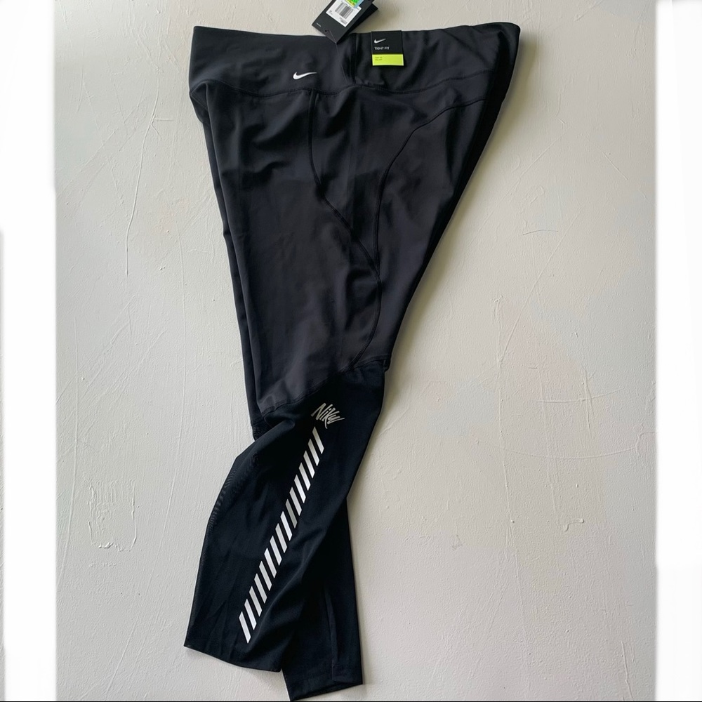 Nike PLUS Training Tights FIT MESH LEGGING LOGO - Picture 4 of 12